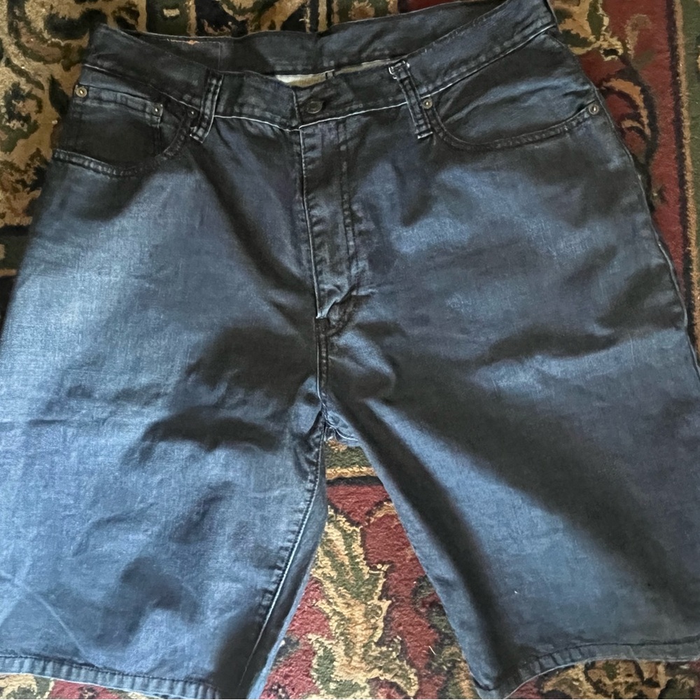Levi's Dark Blue Jean Shorts